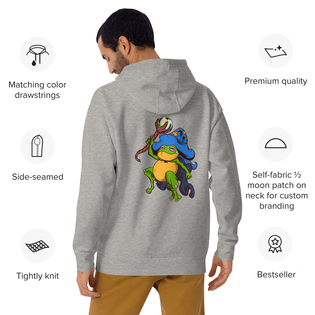 Wizard Frog Premium Hoodie