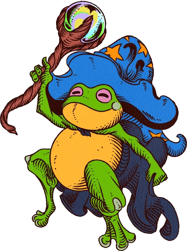 EDHWears frog wizard artwork